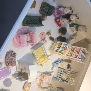 Calico Critters Huge Furniture Lot